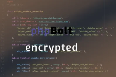 phpBolt: Bảo vệ và mã hóa mã nguồn PHP