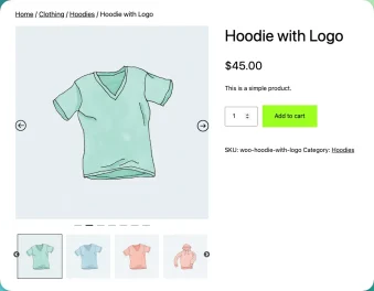 WordPress: thay đổi kích thước hình ảnh sản phẩm WooCommerce