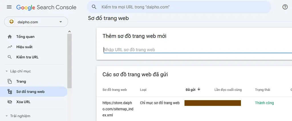 Hướng dẫn submit sitemap trên Google Search Console